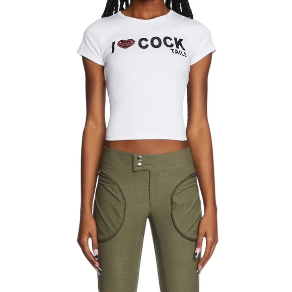 White Graphic Tee - Picture 1 of 1